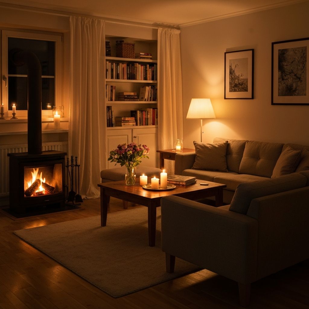 Вечерна домашна обстановка